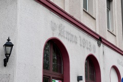 Hammer Straße 134 während des Abrisses Ende Oktober 2023.