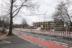 Coerde: Neubauten am Kiesekampweg: Blick von der Königsberger Straße.