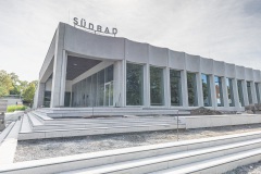 Das neue Südbad am Inselbogen im September 2023.