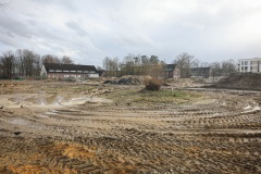 York-Quartier in Gremmendorf im März 2023. Blick aus Richtung Albersloher Weg, hier soll das Gremmendorfer Zentrum entstehen.