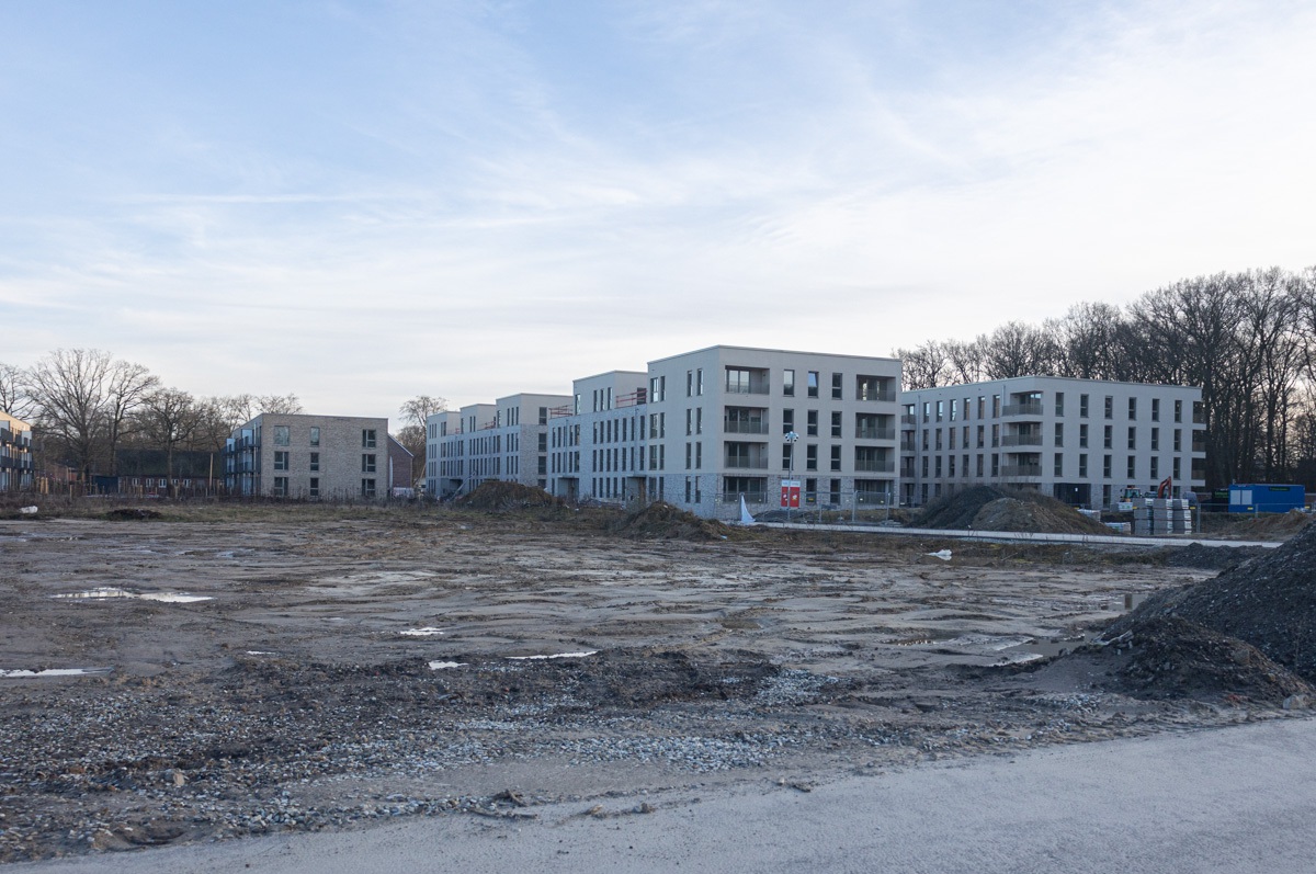 York-Quartier in Gremmendorf im März 2023. Blickrichtung Richtung Osten.