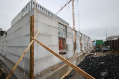Rob17 an der Robert-Bosch-Straße. Neben dem zuerst errichteten Gebäude entsteht der nächste Neubau.