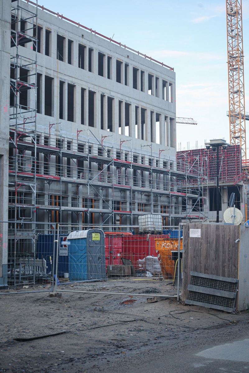 Neubau des Hüffer-Campus im November 2023.
