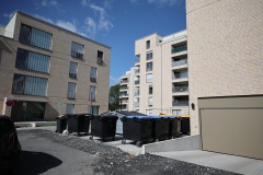 Das Oxford-Quartier in Gievenbeck: Hier ist das weitgehend fertiggestellte Quartier D3 zu sehen.