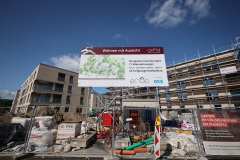 Das Oxford-Quartier in Gievenbeck: Hier ist das weitgehend fertiggestellte Quartier D3 zu sehen.