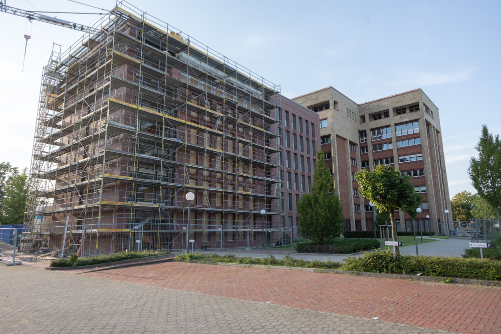 Sparkassen-Campus am Bröderichweg in Kinderhaus im August 2023.