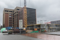 Sparkassenverband Westfalen-Lippe baut zwei neue Bürogebäude am Bröderichweg und der Regina-Prothmann-Straße. Hier der 2022 begonnene Neubau an der Regina-Prothmann-Straße