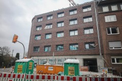 Neubau Bremer Straße/Hafenstraße. Blick aus der Bremer Straße heraus.