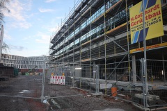 Das Studienlabor der Medizinischen Fakultät Münster zwischen Albert-Schweitzer-Straße und  Coesfelder Kreuz Anfang November 2023.