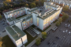 Wohnheim des Studierendenwerks Münster am Gescherweg in Gievenbeck.